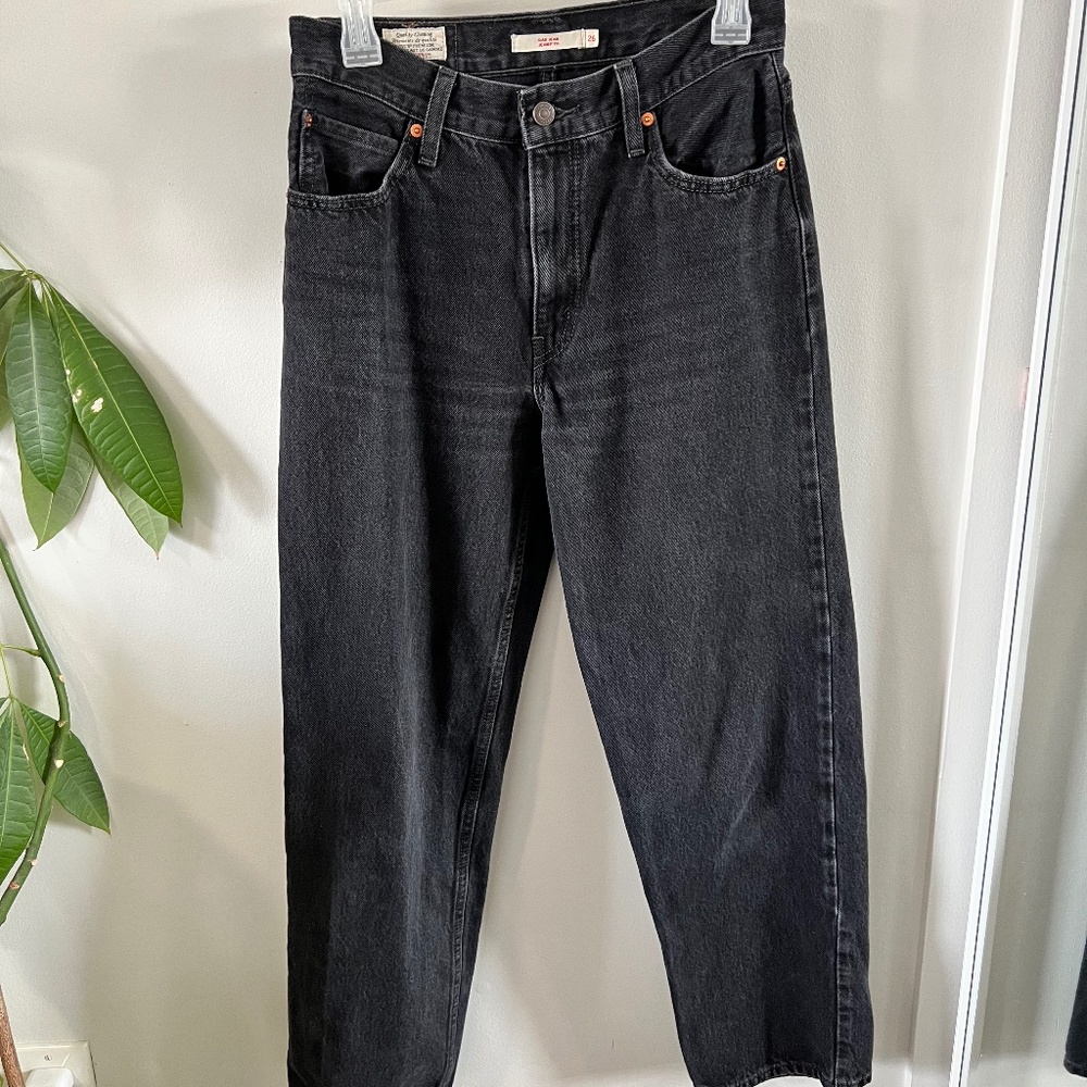 Levi's Black Dad Jean
